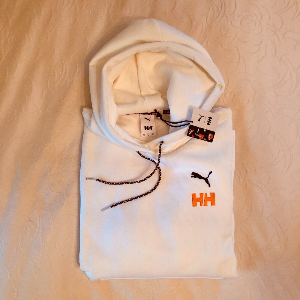 PUMA x Helly Hansen White Unisex Sweatshirt NWT